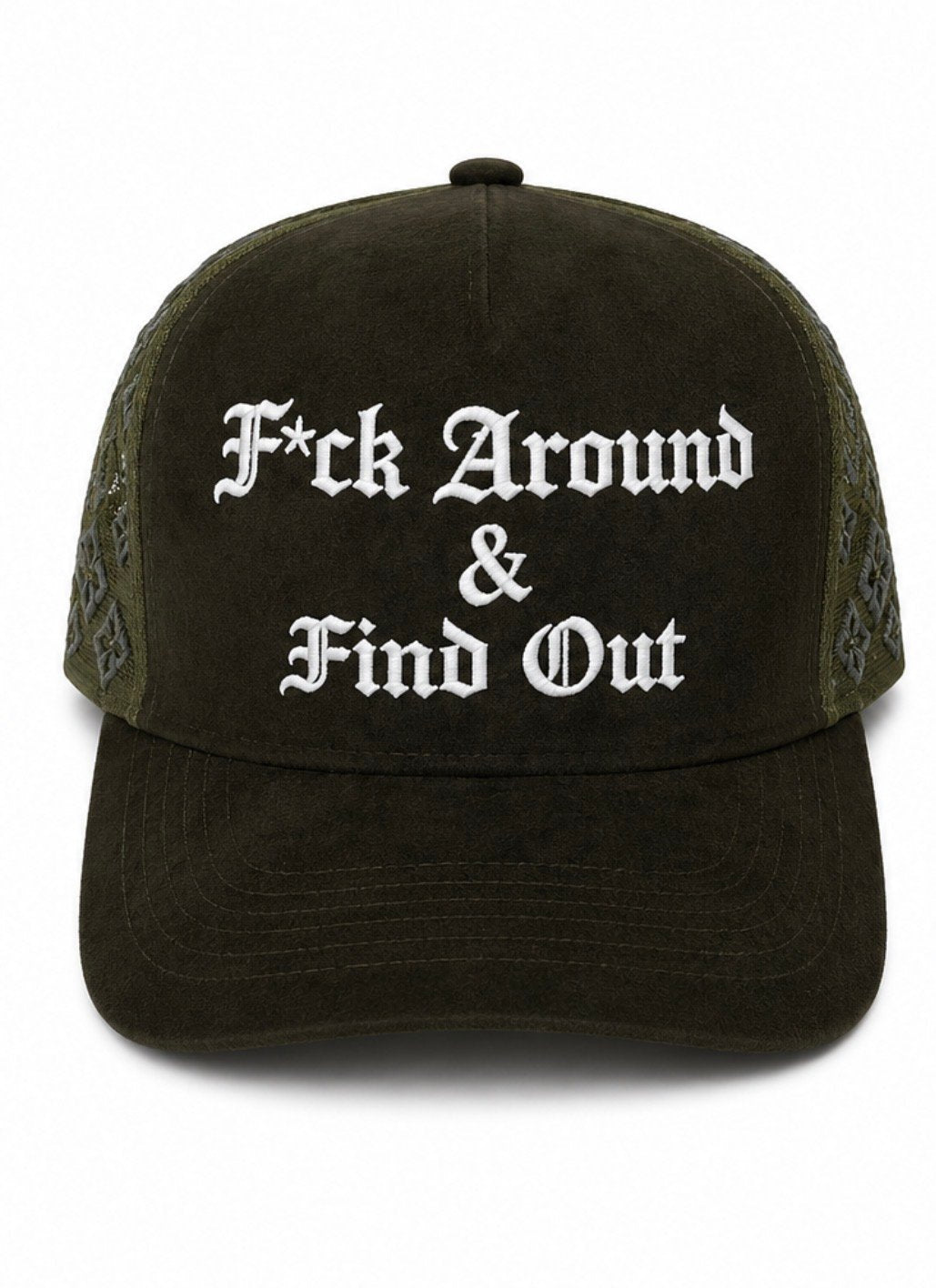 F*ck Around & Find Out old English SnapBack green