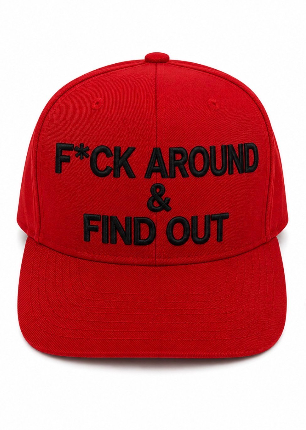 F*ck Around & Find Out Snapback red