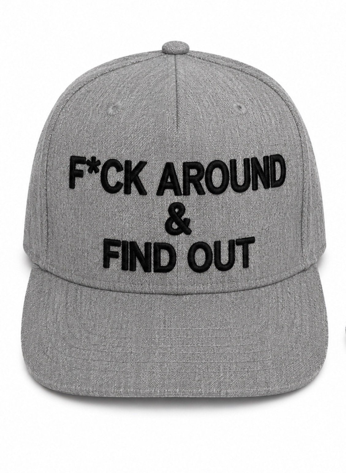 F*ck Around & Find Out Snapback grey