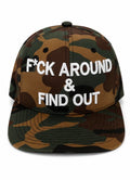 F*ck Around & Find Out Snapback Camo