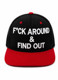 F*ck Around & Find Out Snapback Blk/Red