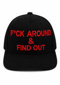 F*ck Around & Find Out Snapback Red hat
