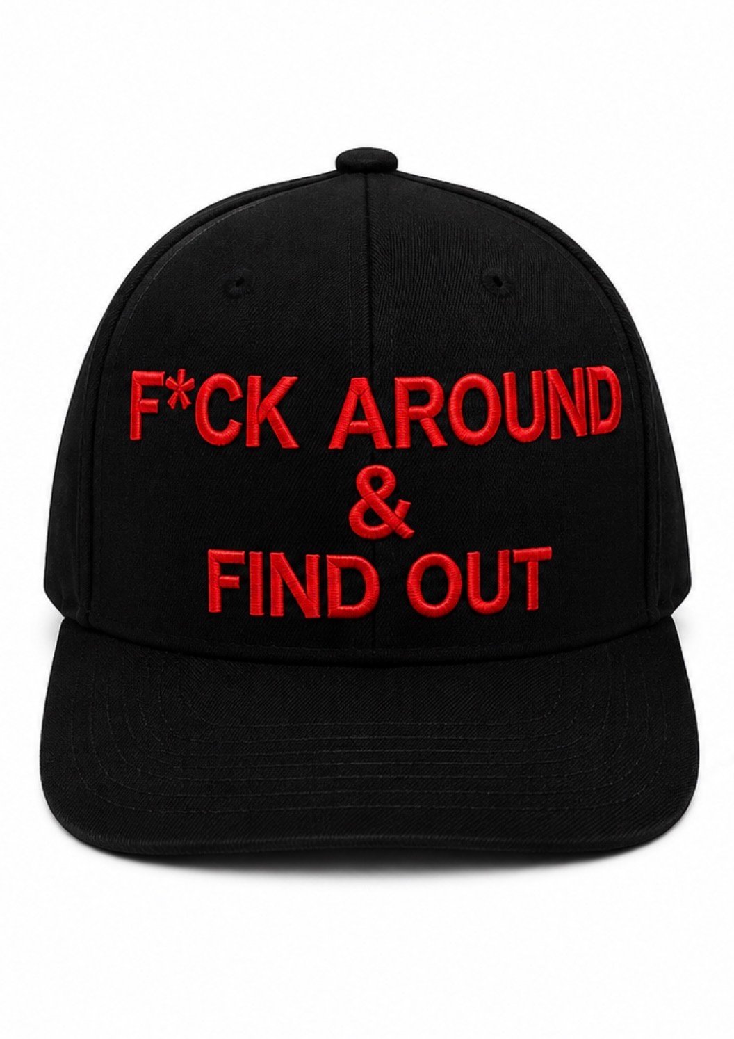 F*ck Around & Find Out Snapback Red hat