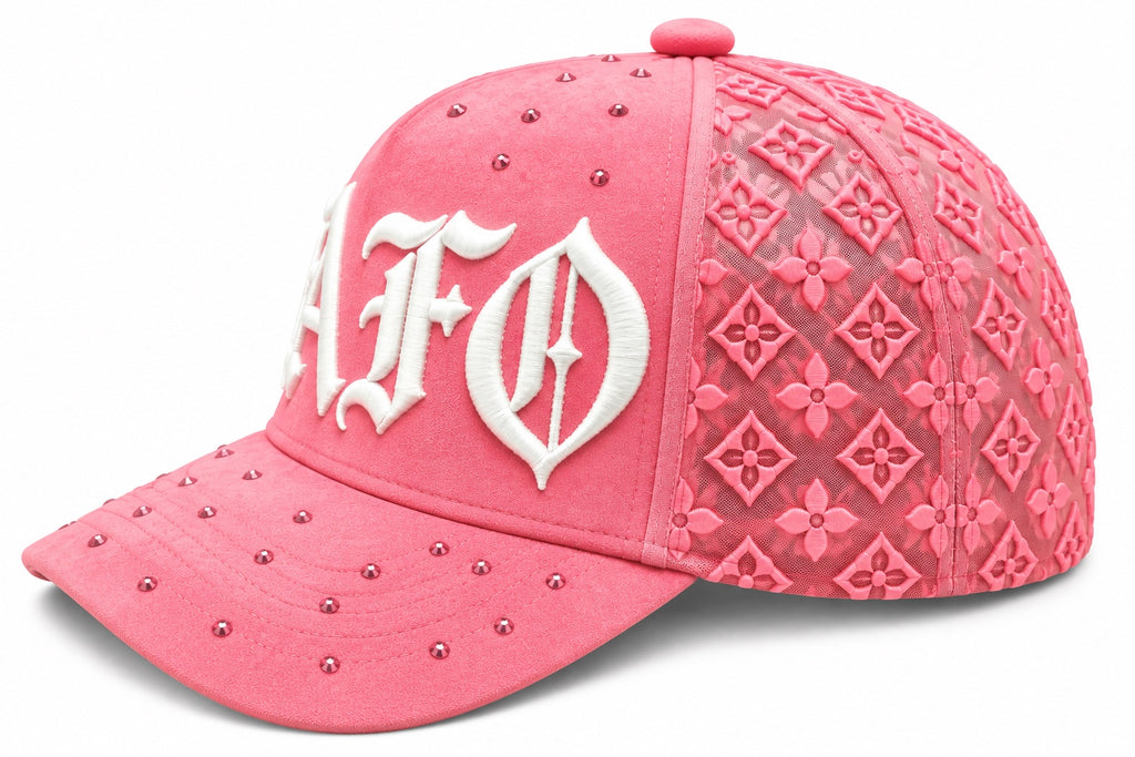 FAFO luxury hat pink right angle