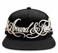 FAFO snapback hat with white embroidery - front