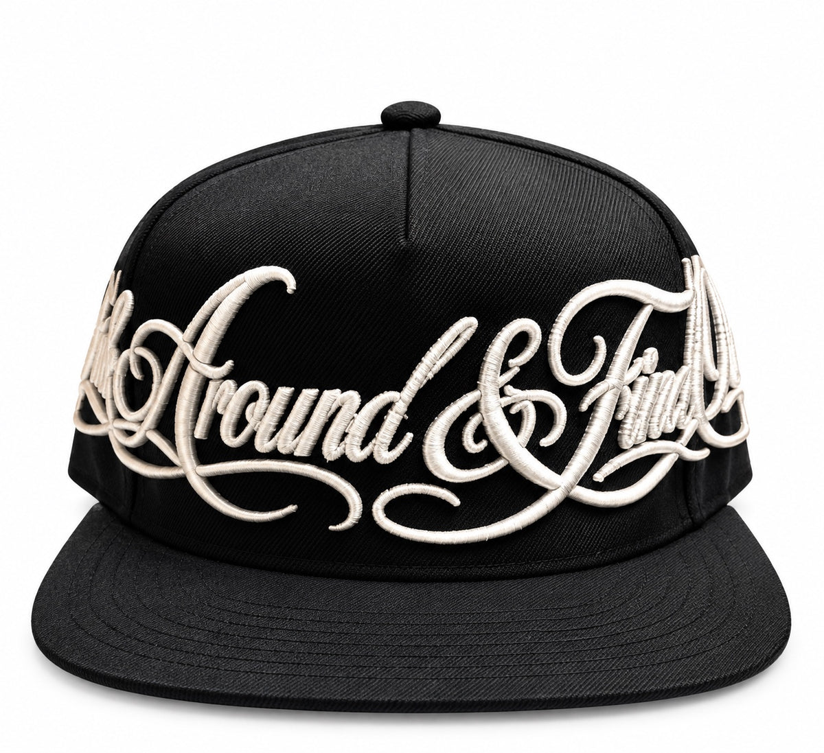 FAFO snapback hat with white embroidery - front